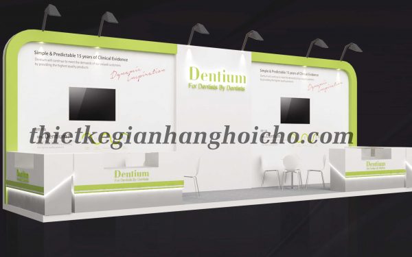 Dentium – Gian hàng triển lãm nha khoa tại Đại Học Y Dược Tp. HCM