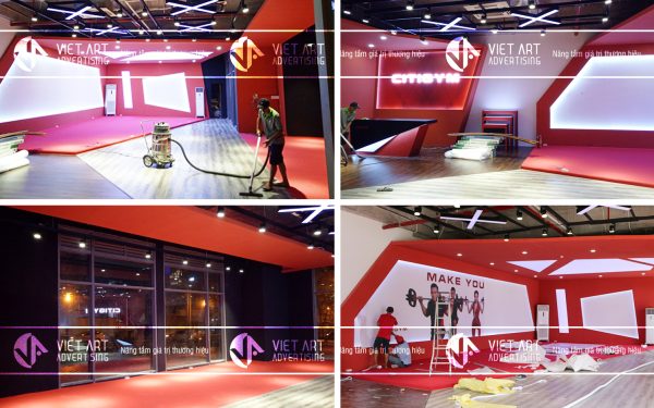 Thiết Kế Thi Công Showroom Citygym Bến Vân Đồn Q4