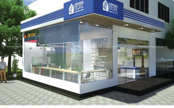 Thiết Kế Thi Công Cửa Hàng CP Food Store