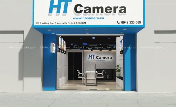 Thiết Kế Thi Công Cửa Hàng HT Camera